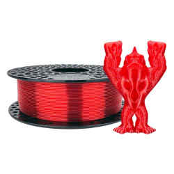 PETG Transparent filament Red 1.75mm 1kg - Azurefilm