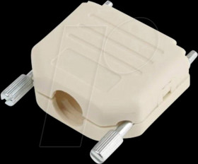 MHDPPK15-DE-K D-Sub cap, 15-pin, straight, grey, size A