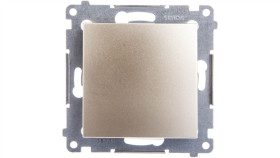 Simon 54 Przycisk Pojedynczy Złoty Mat Dp1a.01/44