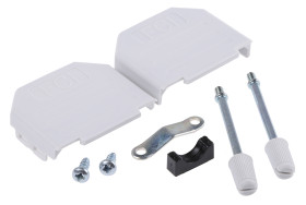 Osłona tylna D-Sub 15 -pinowe Nylon Proste Amphenol Communications Solutions A