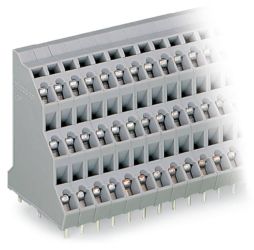 WAGO 737-103 Terminal 3-poziomowy 2.50 mm² Ilość styków 9 szary 64 szt.