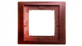 Simon Basic Neos Ramka Pojedyncza Ip44 Mahoniowy Bmrc1b/050