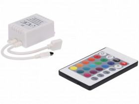 Sterownik LED RGB 3x2A 24-key IR 12V Prescot