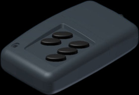 ABS enclosure, (L x W x H) 55 x 43.7 x 14 mm, dark gray, IP40, 111254