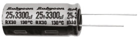 Kondensator 330μF 35V dc Radialny, Otwór przelotowy Rubycon roztaw: 5mm 10 (Dia.) x 16mm
