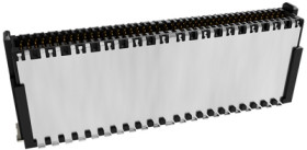 Pin header, 80 pole, pitch 0.8 mm, straight, black, 405-55180-51