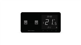 Sinum Wzr-02L Regulator Pokojowy + Włącznik Rolet Lewy Kolor Czarny