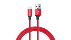 Kabel Usb - Micro Usb Czerwony 1,5M Va0004 Vayox