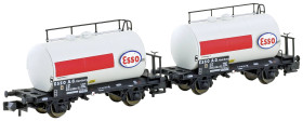 Wagon cysterna Hobbytrain H24832 N Zestaw 2 lekkich cystern Esso firmy DB
