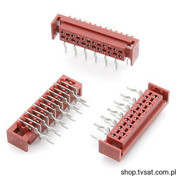 TMM-5-L-12-1 Socket DIP R/a Lock 1.27mm 12Way THT AMPHENOL