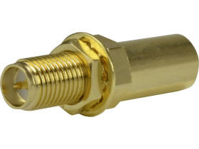 Gniazdo koncentryczne RP-SMA 50ohm zaciskane na przewód H155