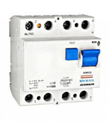 Wyłącznik różnicowoprądowy 40A/3+n/100mA/typ AC/10kA Seria BC
