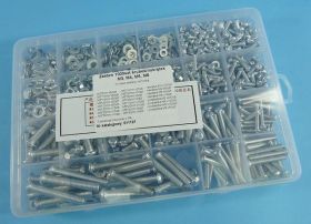 ZESTAW ŚRUB,NAKRĘTEK M3/M4/M5/M6 1000szt