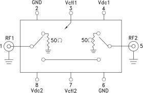 Hi Isolation SPST Switch Module,DC - 20 GHz