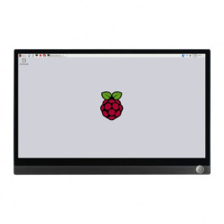 Ekran dotykowy pojemnościowy LCD IPS 12,5'' 1920x1080px HDMI + USB C dla Raspberry Pi 4B/3B+/3B/Zero + obudowa - Waveshare 17659