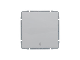 KOS 66 Przycisk "dzwonek" z klawiszem bez ramki biały 660414 KOS