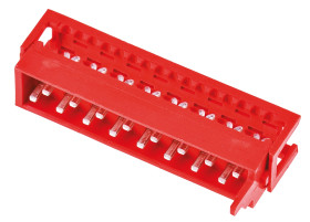 Złącze IDC 16-pinowe 2-rzędowe raster: 1.27mm Męski Montaż na kablu TE Connectivity