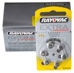 66 x baterie do aparatów słuchowych Rayovac Extra Advanced 10