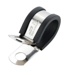 Zacisk typu P Ø zew. 52mm materiał: Stal nierdzewna 304 szerokość 20mm kolor Czarny