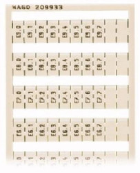 Ramka z oznacznikami E0.0-E9.7 209-933 /5szt./