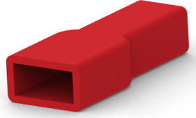 Insulating housing, 1 pole, PE, UL 94V-2, red, 2-180930-1