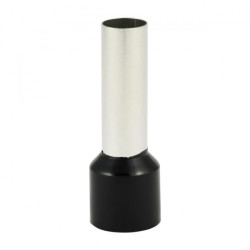 Końcówka tulejkowa izolowana HI 16,0/18-cza czarna (100 szt.) Al/Cu
