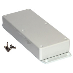 1591HF2SGY Hammond Multipurpose Grey GPABS Enclosure Flanged Base 165 x 71 x 29mm
