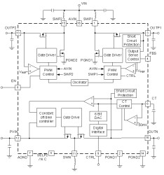Triple-Output AMOLED Display Power Supply