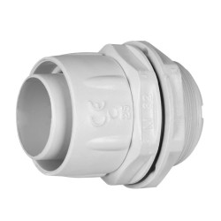 Dławik do rury elastycznej szary GUS fi: 25mm IP65