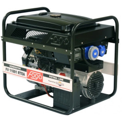 Agregat prądotwórczy 1-fazowy synchron 9,9kW 43A IP23 BiS 21 HP auto reg nap (AVR) rozr + aku duży zbiornik paliwa FV 11001 RTE