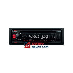 Radio samoch.KENWOOD KDC-100UR CD+USB RED czerwone podświetlenie