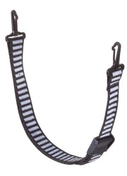 Pasek podbródkowy do kasków, Taśma poliestrowa, Czarny, biały, do uzytku z: Wszystkie hełmy rodzinne V-Gard i