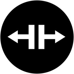 Button plate, round, symbol release, for pushbutton, 218179