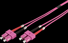 DK-2522-01-4 Fiber Optic Multimode Patch Cord, OM4, SC / SC