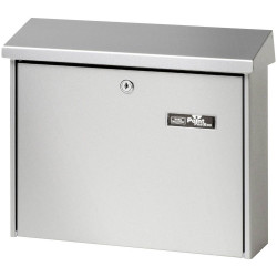 Burg W&#xE4;chter 61160 JOURNAL Letterbox Steel C4 Slot Includes 2 Keys