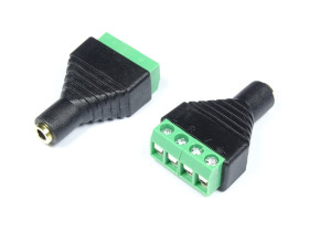 Gniazdo JACK 3.5mm 4 polowe stereo z kostką ARK