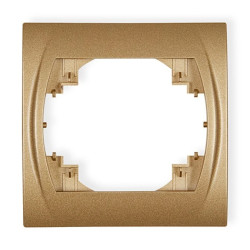 LOGO Ramka pozioma pojedyncza złoty metalik 8LRH-1