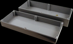 Polyester enclosure, (L x W x H) 600 x 250 x 160 mm, gray (RAL 7035), IP66, 1590ZGRP264