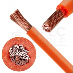 Kabel instalacyjny H05Z-K 0,5mm2 jednożyłowy pomarańczowy 300/500V bezhalogenowy LSOH giętki linka HELU (Helukabel)
