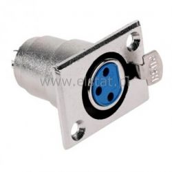 Canon gniazdo 3pin montaż z blokadą wtyku ( żeńsk