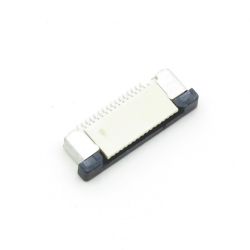 Złącze żeńskie ZIF FFC/FPC, raster 0,5mm, 16 pin, górny kontakt, poziome