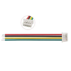Micro JST 4-pin 1.25mm Pitch Female Plug with a 100mm Cable - MCX