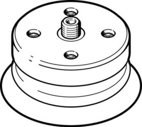 Przyssawka montażowa śr: 80mm Festo 213.6N PUR