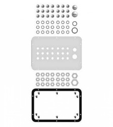 Płyta dławicowa WSA z kołnierzem do typu C, 23 wejścia
