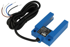 Czujnik; fotoelektryczny; G63-3E03PC; PNP; NO/NC; szczelinowy; 0,03m; 10÷30V; DC; 200mA; prostopadłościenny; 20x52mm; regulowany