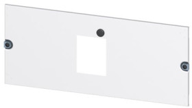 Aperture, rectangular, sheet steel, (W x H x D) 800 x 300 x 10 mm, light gray, 8PQ2030-8BA15