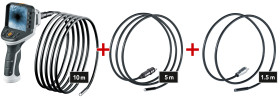 Zestaw kamery inspekcyjnej dł: 1.5 m, 5 m, 10 m Laserliner średnica: 9mm LED