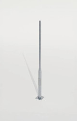 Słup stalowy okrągły slim oświetleniowy 4 metry