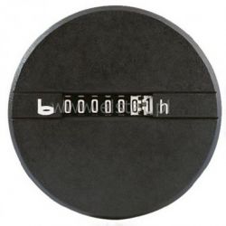 Licznik godzin pracy, okrągły, 12-24 V/DC
