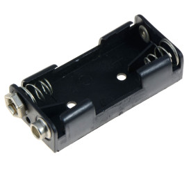 AAA x 2 Battery Holder Press Studs Connection